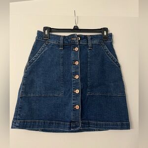 J Crew Jean Mini Skirt